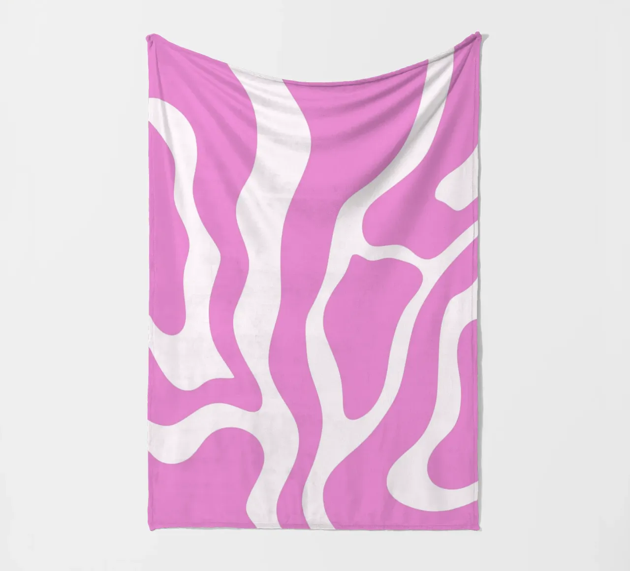 Modern Wave Lines fleece blanket by MODERN NUANCE