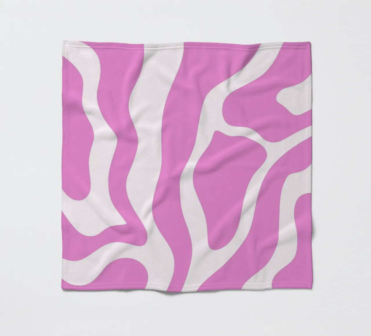 Modern Wave Lines fleece blanket by MODERN NUANCE