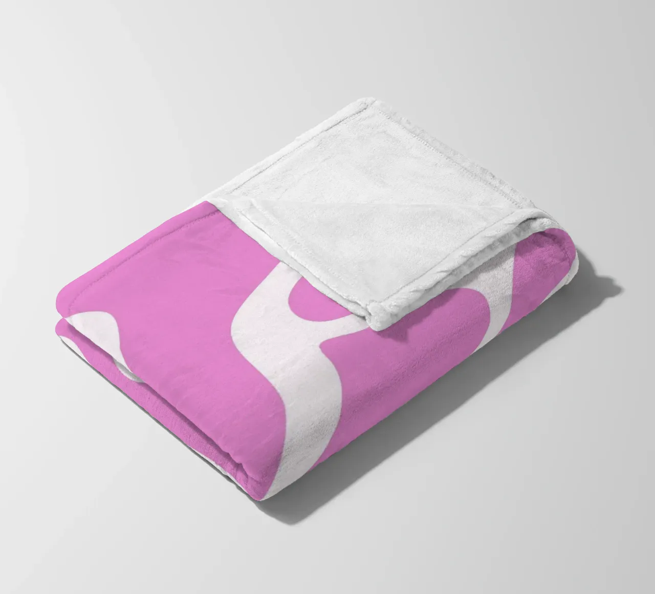 Modern Wave Lines fleece blanket by MODERN NUANCE