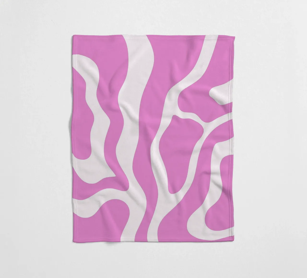Modern Wave Lines fleece blanket by MODERN NUANCE