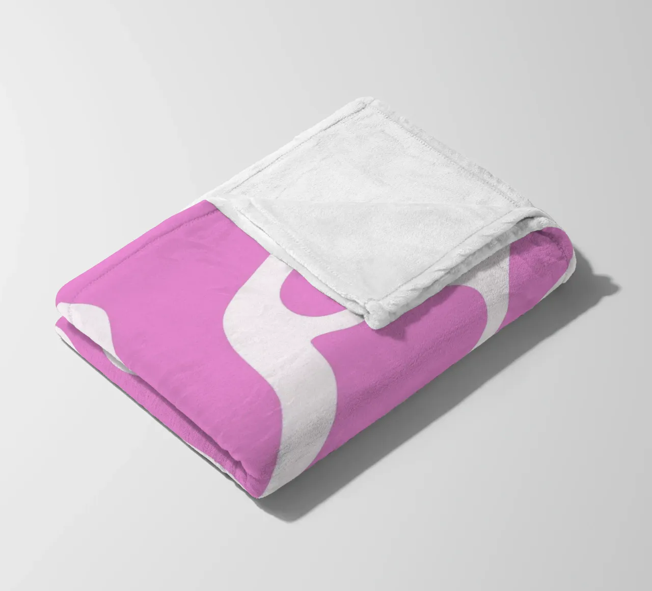 Modern Wave Lines fleece blanket by MODERN NUANCE