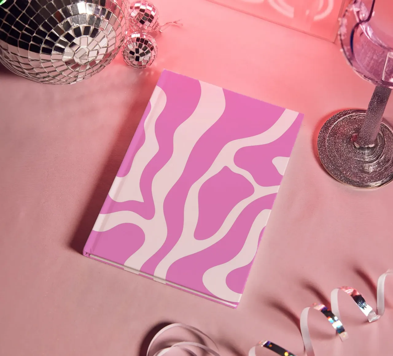 Modern Wave Lines notebook by MODERN NUANCE