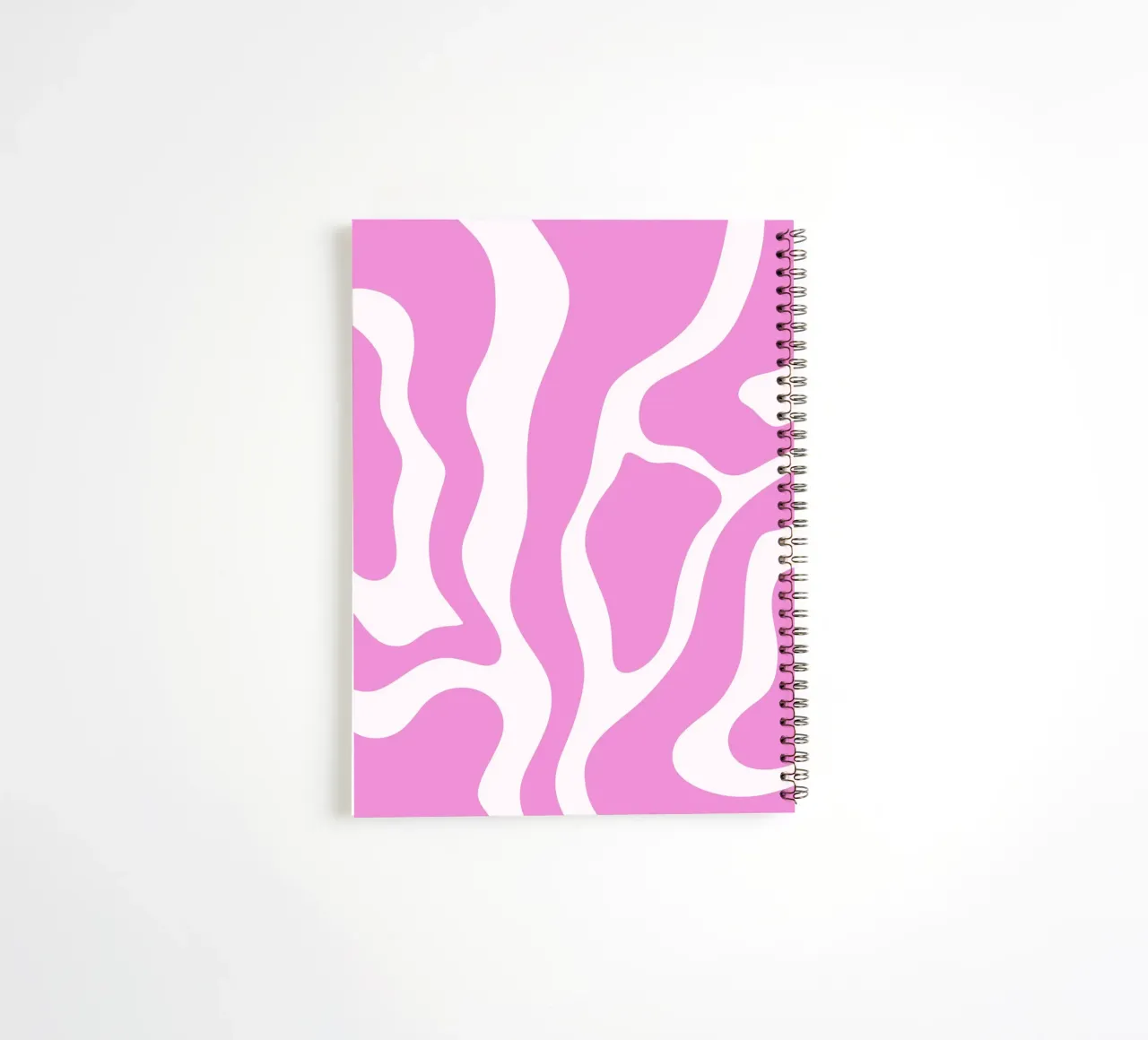 Modern Wave Lines spiral notebook by MODERN NUANCE