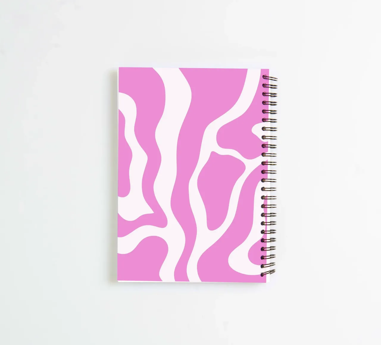 Modern Wave Lines spiral notebook by MODERN NUANCE