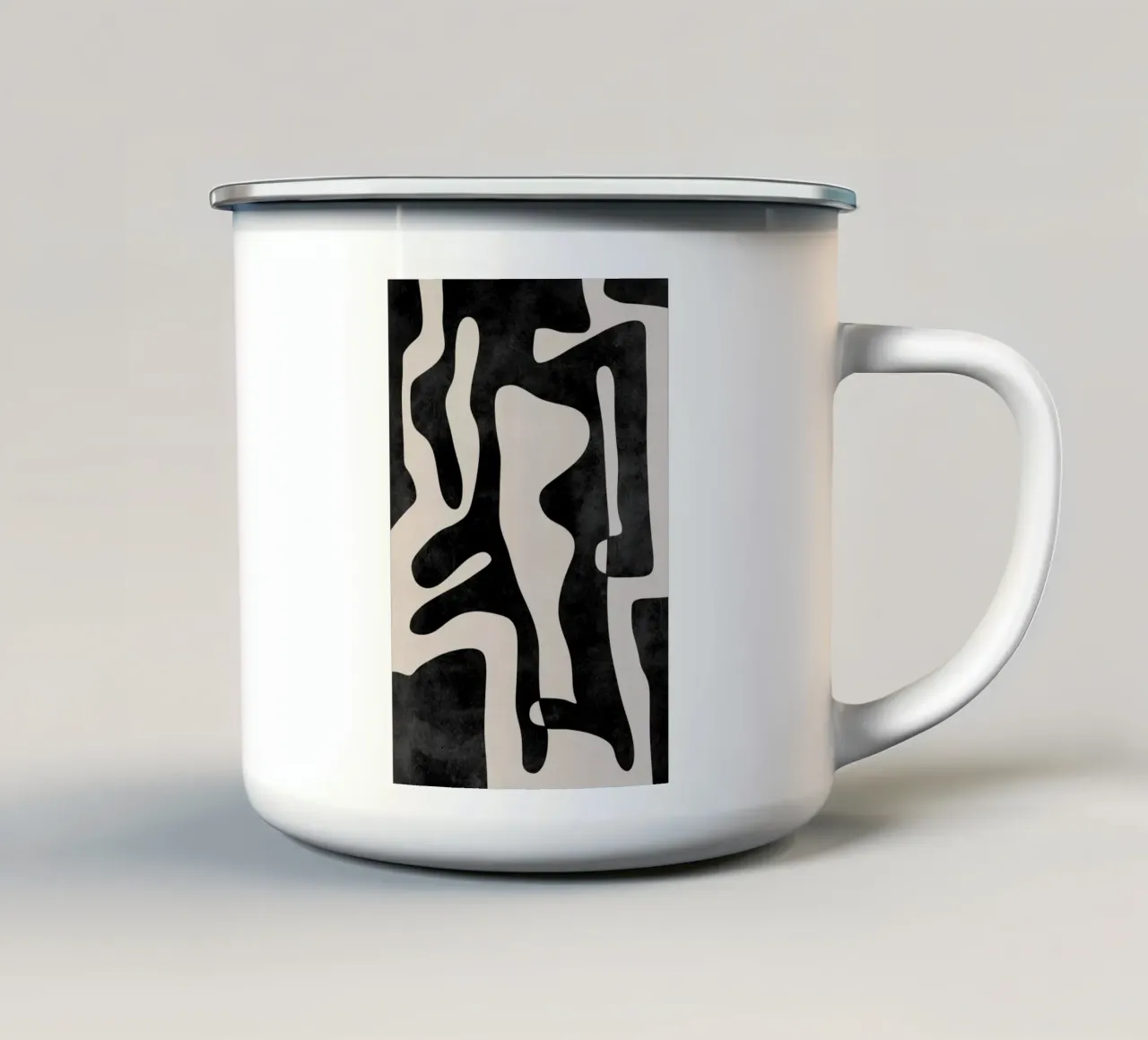 Stampa della natura moderna, ritagli di Henri Matisse, arte minimalista tazza in smalto da AbstractPrints