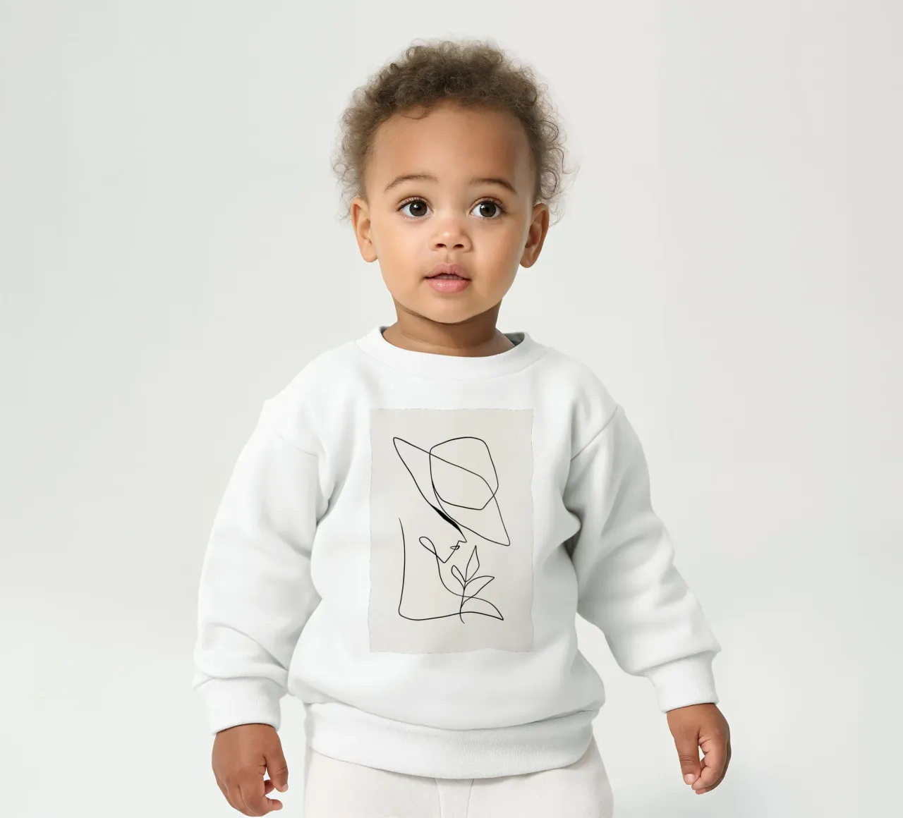 Minimalist Modern Art, Abstract Print baby sweatshirt by AbstractPrints