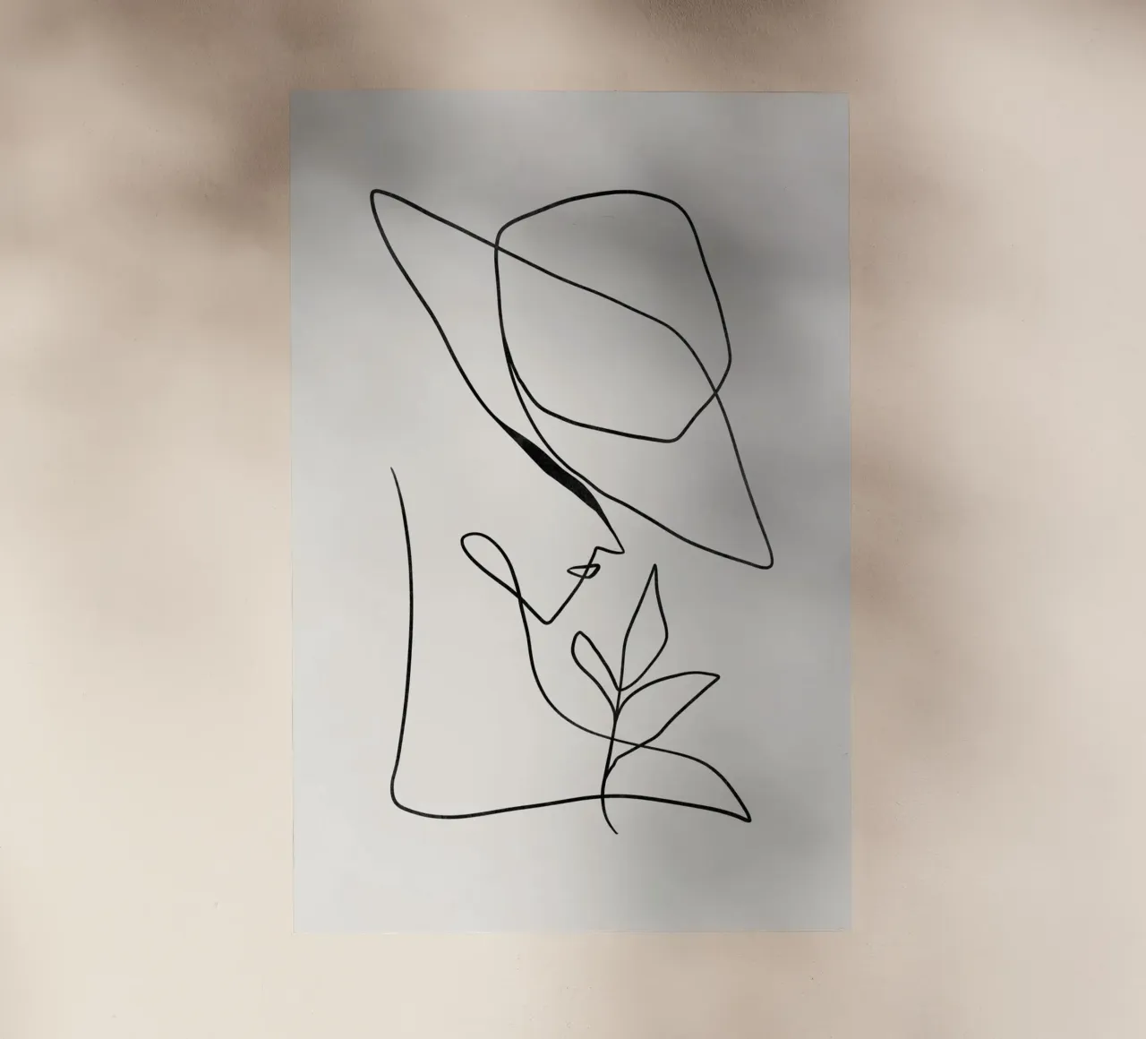 Art moderne minimaliste, imprimé abstrait film rétro-éclairé de AbstractPrints