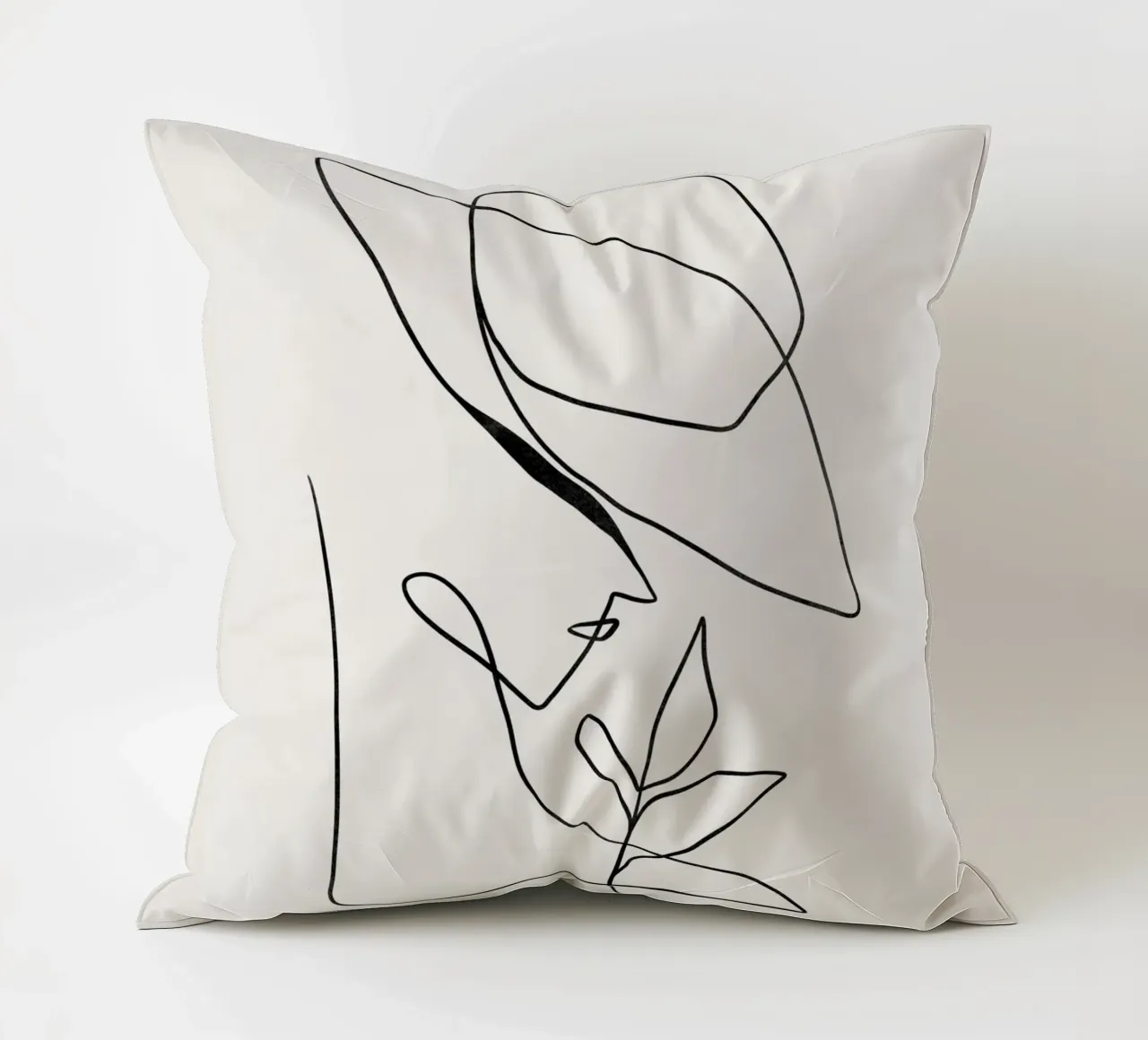 Minimalist Modern Art, Abstract Print decorative cushion by AbstractPrints