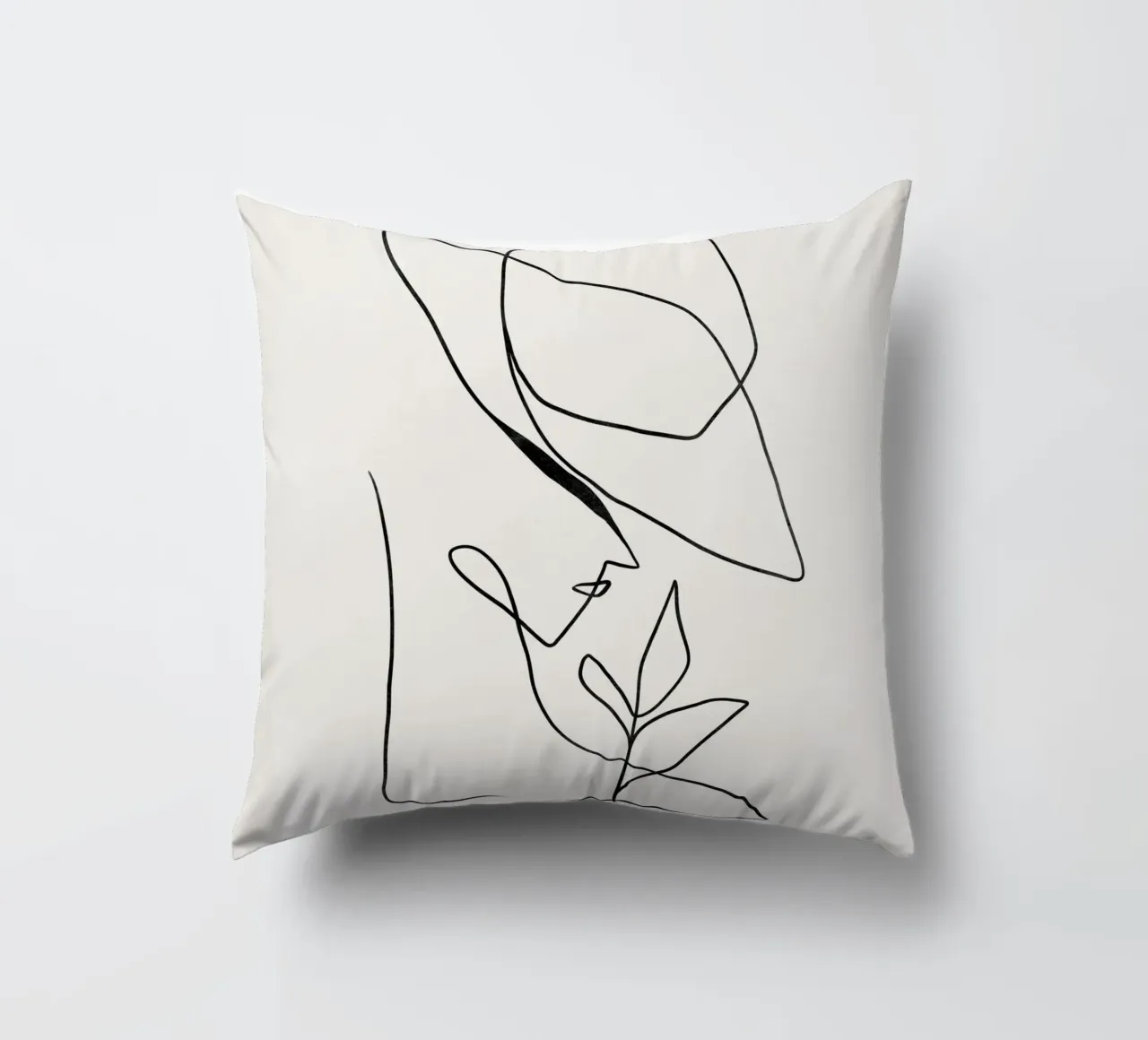 Minimalist Modern Art, Abstract Print decorative cushion by AbstractPrints