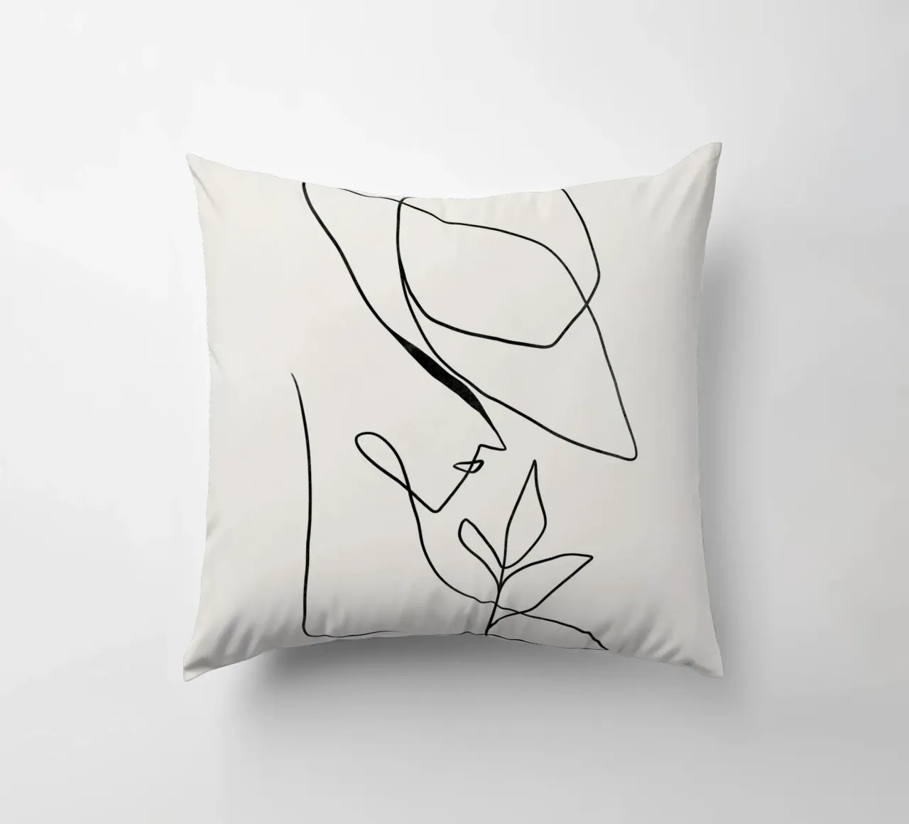 Minimalist Modern Art, Abstract Print decorative cushion by AbstractPrints