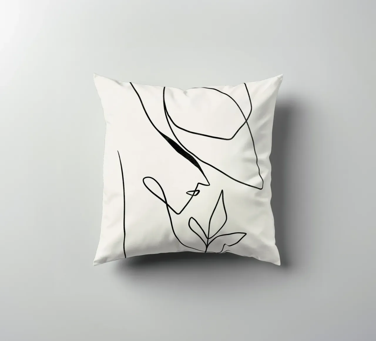 Minimalist Modern Art, Abstract Print decorative cushion by AbstractPrints