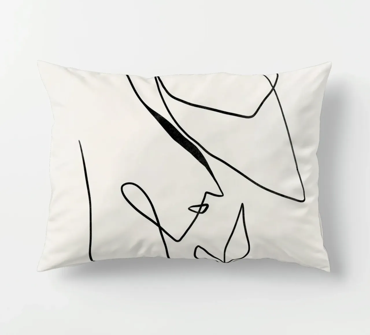 Minimalist Modern Art, Abstract Print decorative cushion by AbstractPrints