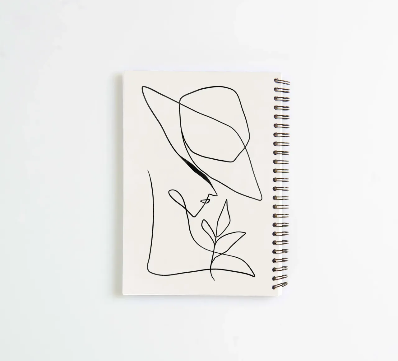 Minimalist Modern Art, Abstract Print spiral notebook by AbstractPrints