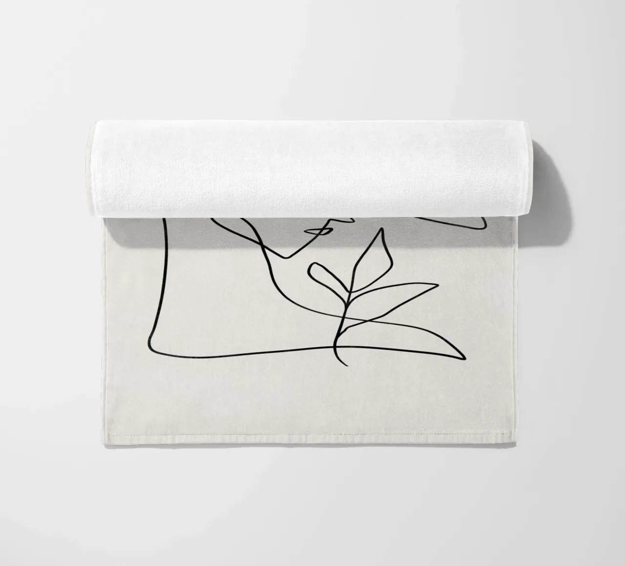 Minimalist Modern Art, Abstract Print beach towel by AbstractPrints