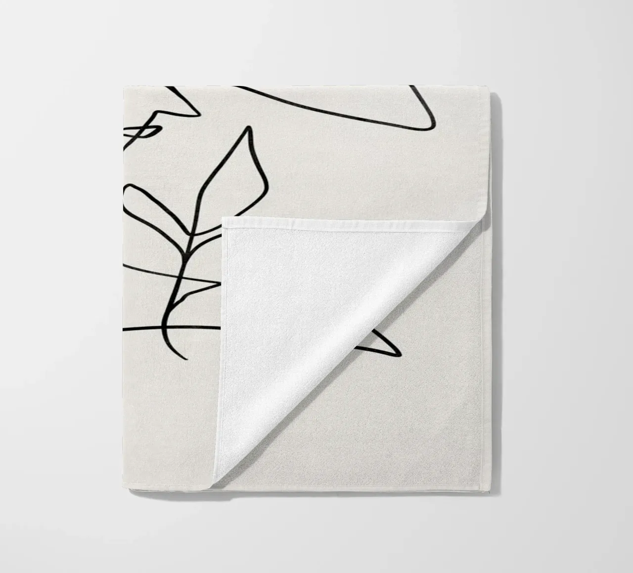 Minimalist Modern Art, Abstract Print beach towel by AbstractPrints