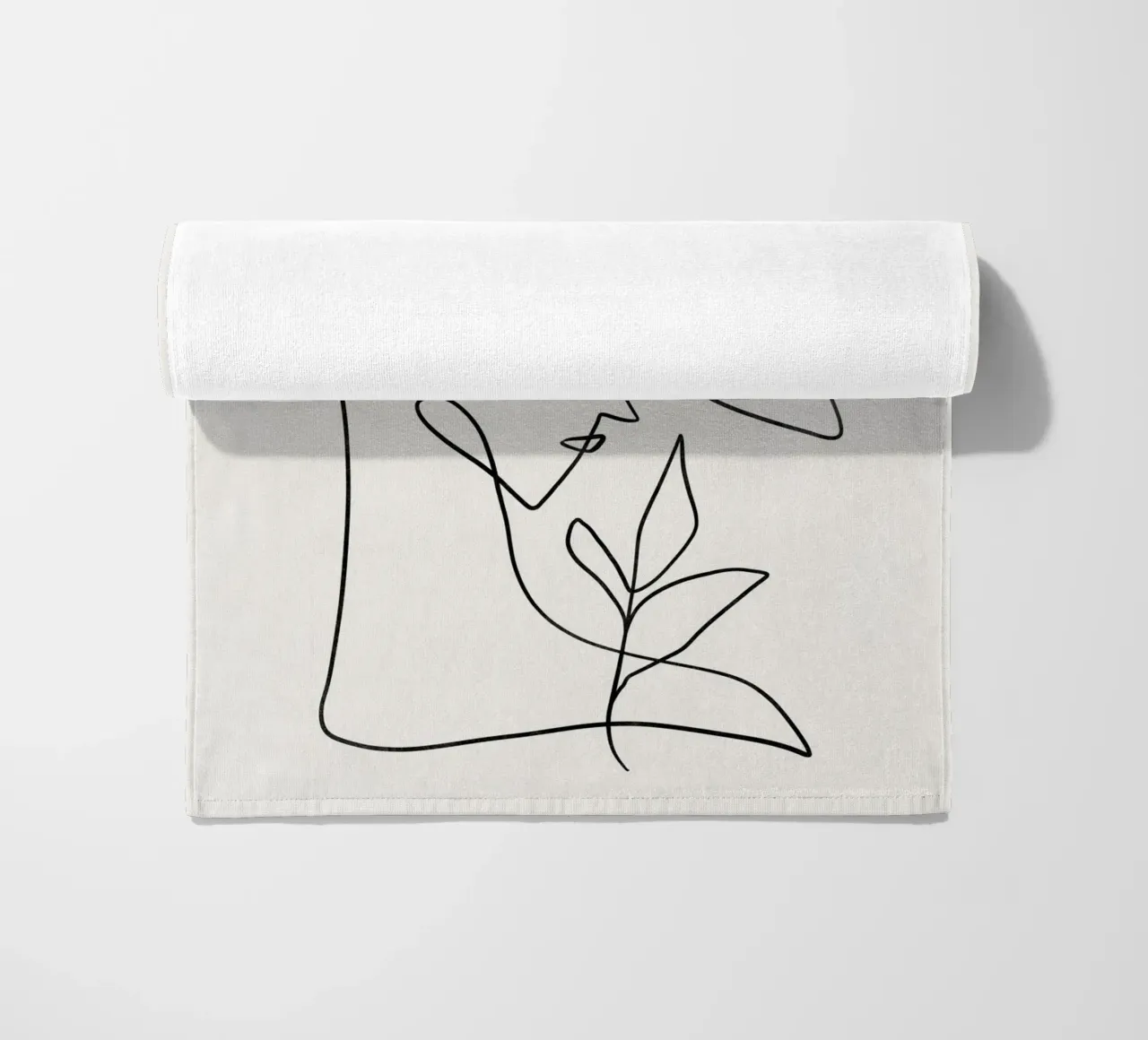 Minimalist Modern Art, Abstract Print beach towel by AbstractPrints