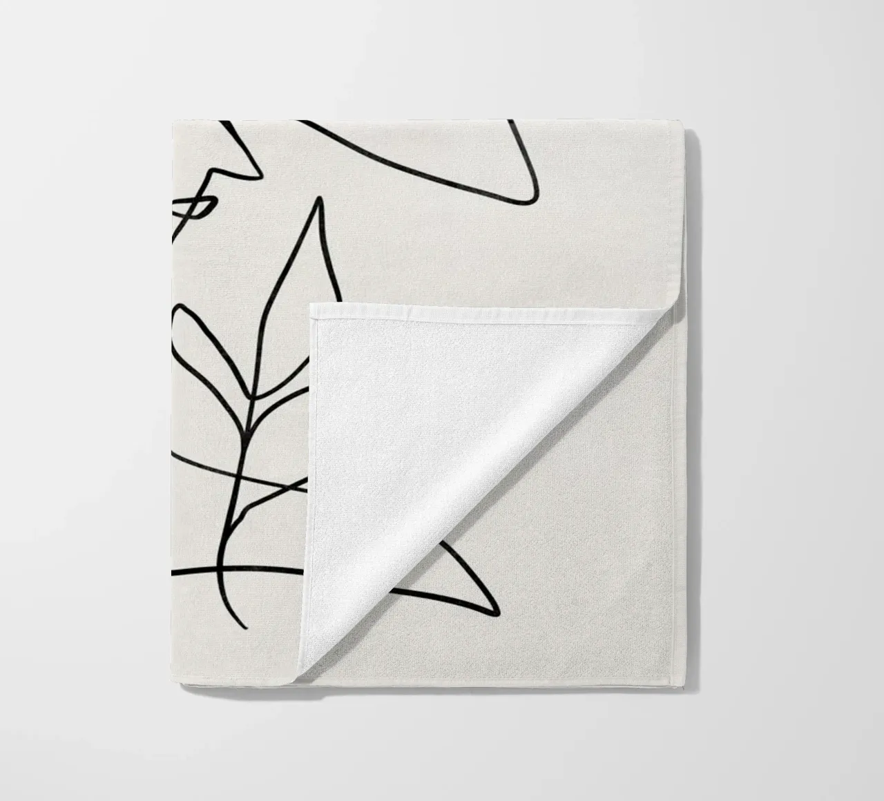 Minimalist Modern Art, Abstract Print beach towel by AbstractPrints