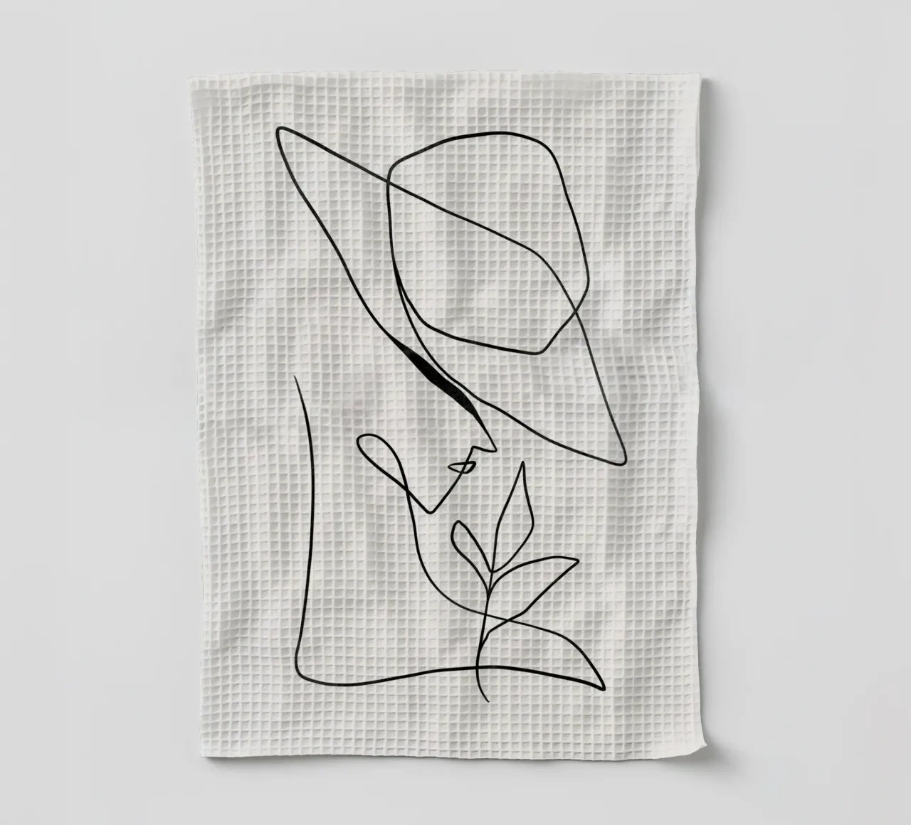 Art moderne minimaliste, imprimé abstrait torchon de AbstractPrints