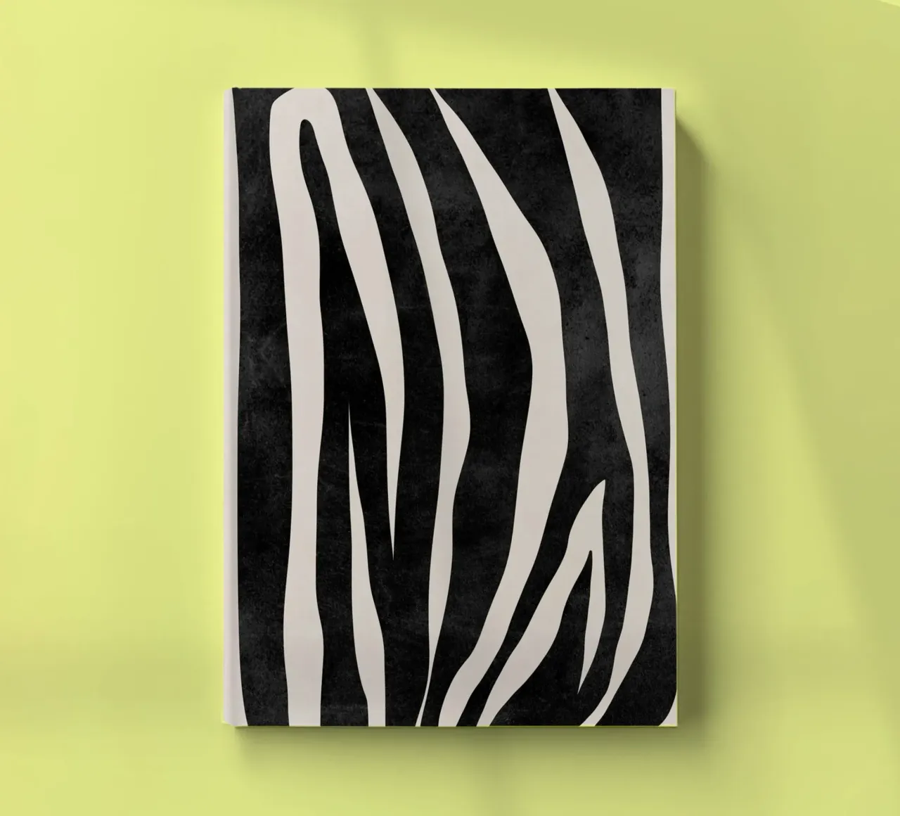 Modern Wall Art, Abstract Graphic Print notebook by AbstractPrints