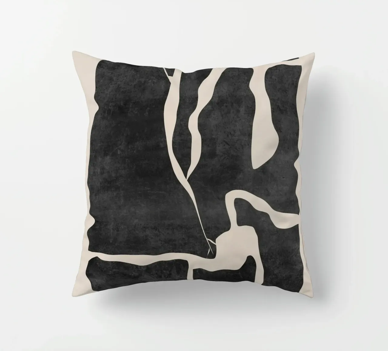 Abstract Botanical Prints, Minimalist Botanical Art, Matisse decorative cushion by AbstractPrints