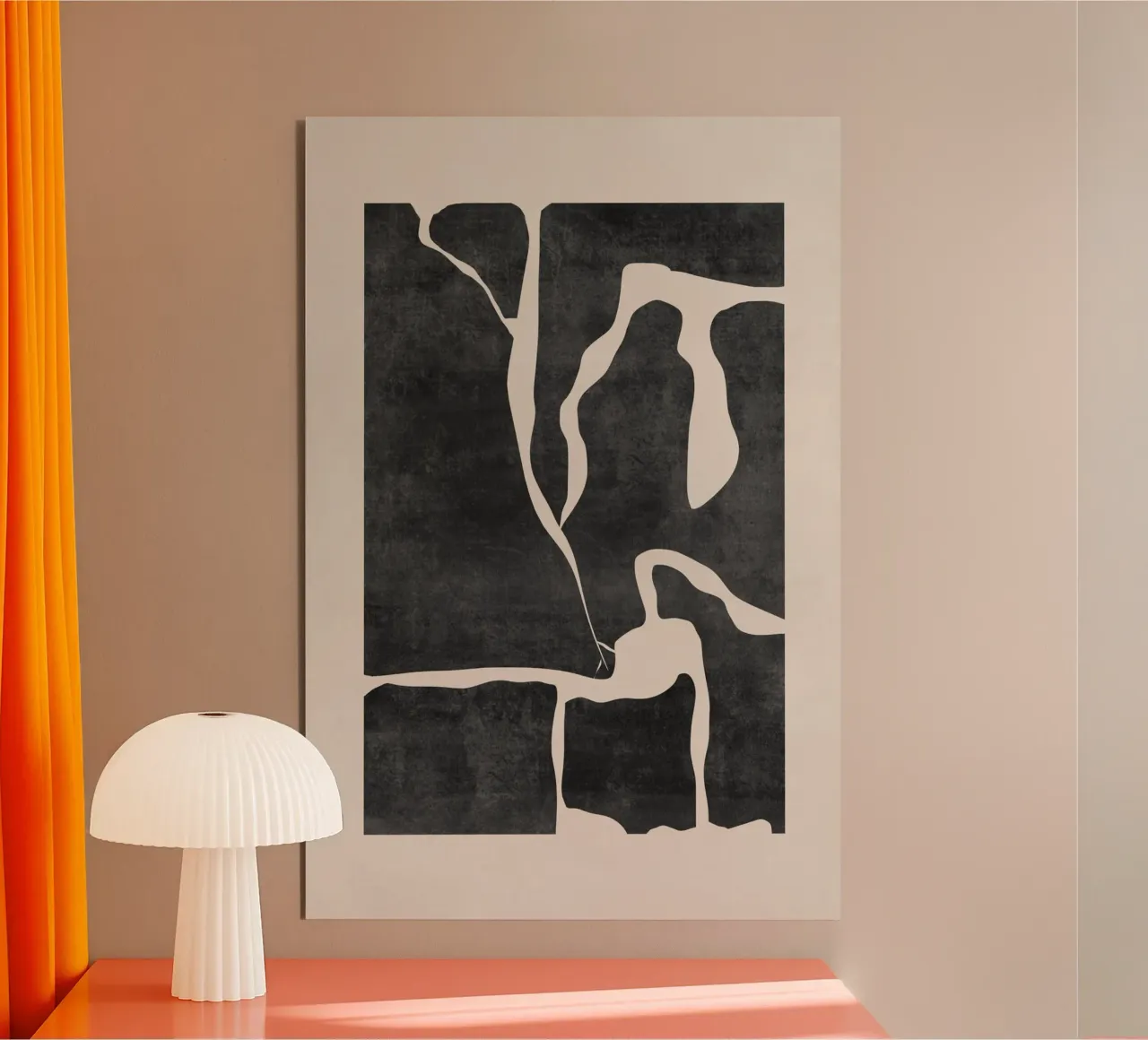 Abstract Botanical Prints, Minimalist Botanical Art, Matisse alu-dibond by AbstractPrints