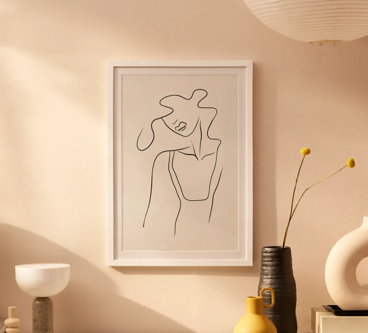 Abstract Line Art, Abstract Modern Art Hahnemühle von AbstractPrints