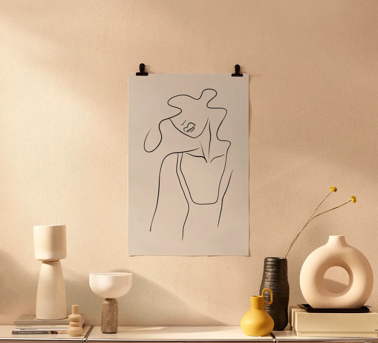 Abstract Line Art, Abstract Modern Art Hahnemühle von AbstractPrints