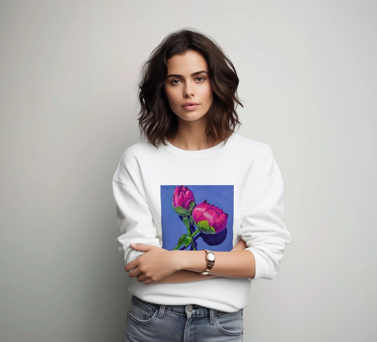 Peonies felpa da Miche Watkins