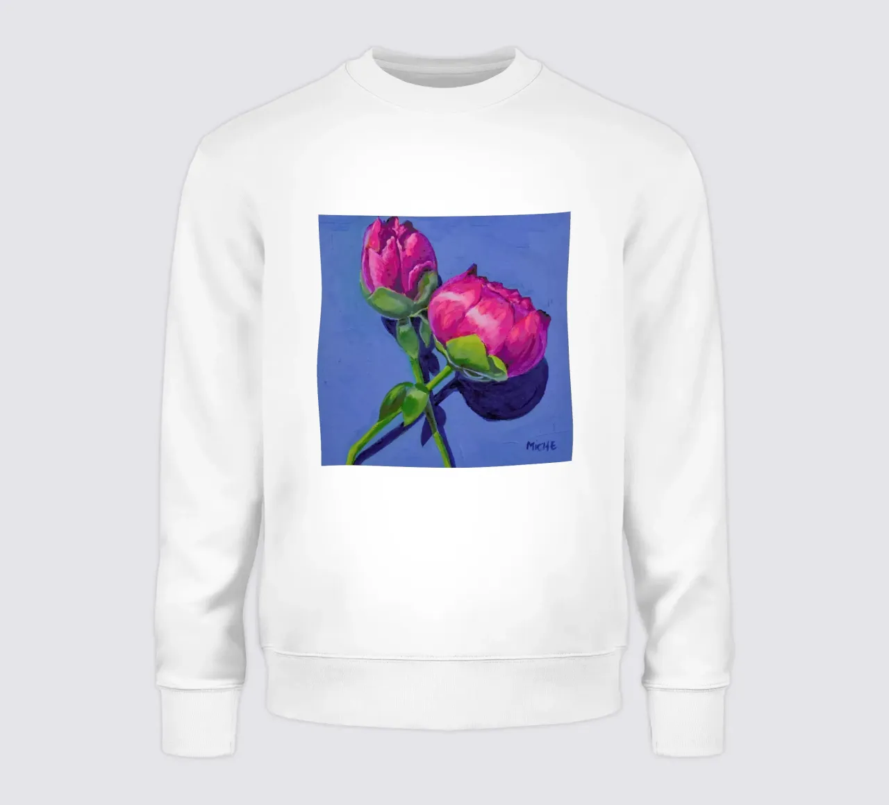 Peonies sweatshirt by Miche Watkins