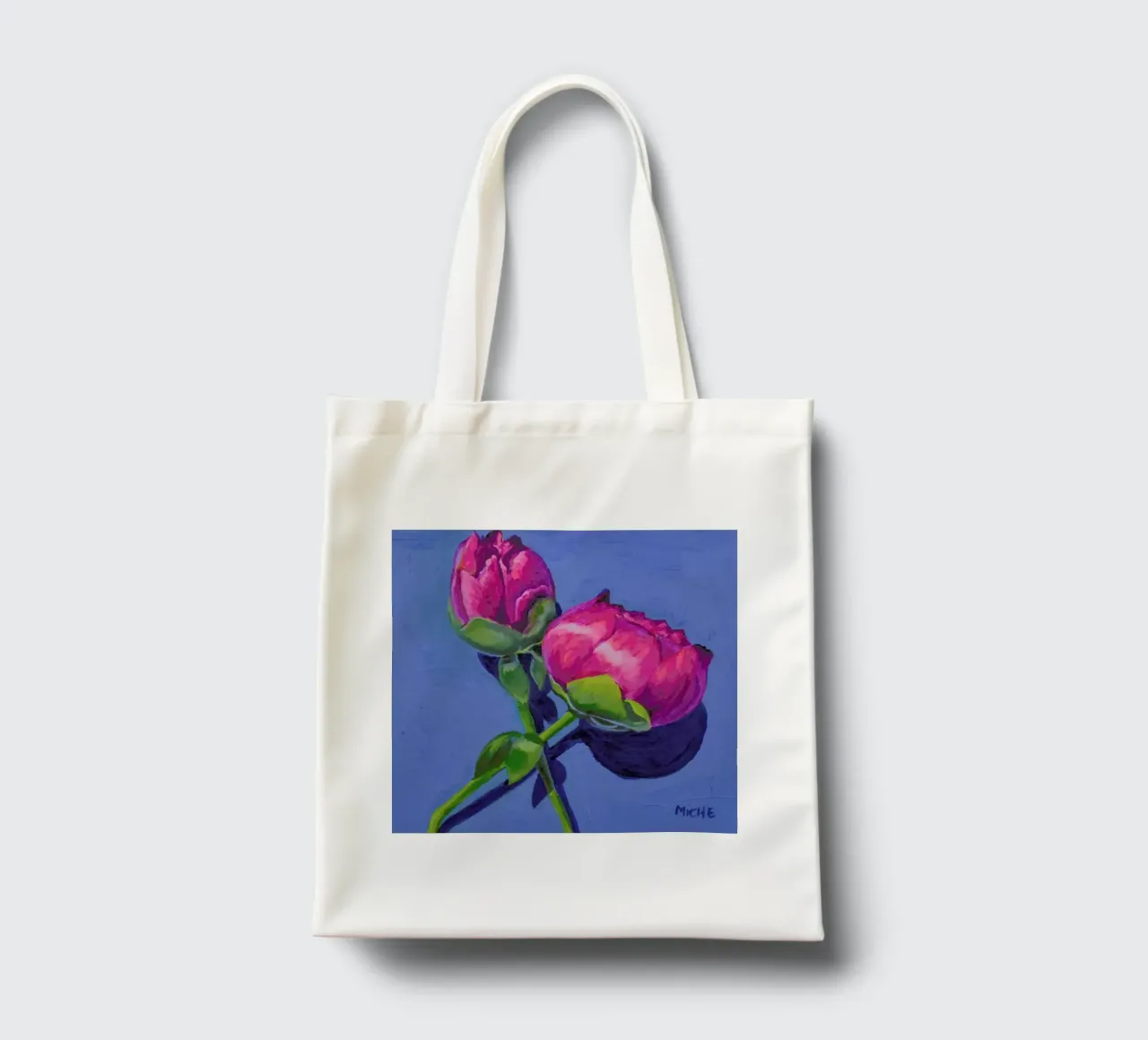 Peonies Jutebeutel von Miche Watkins