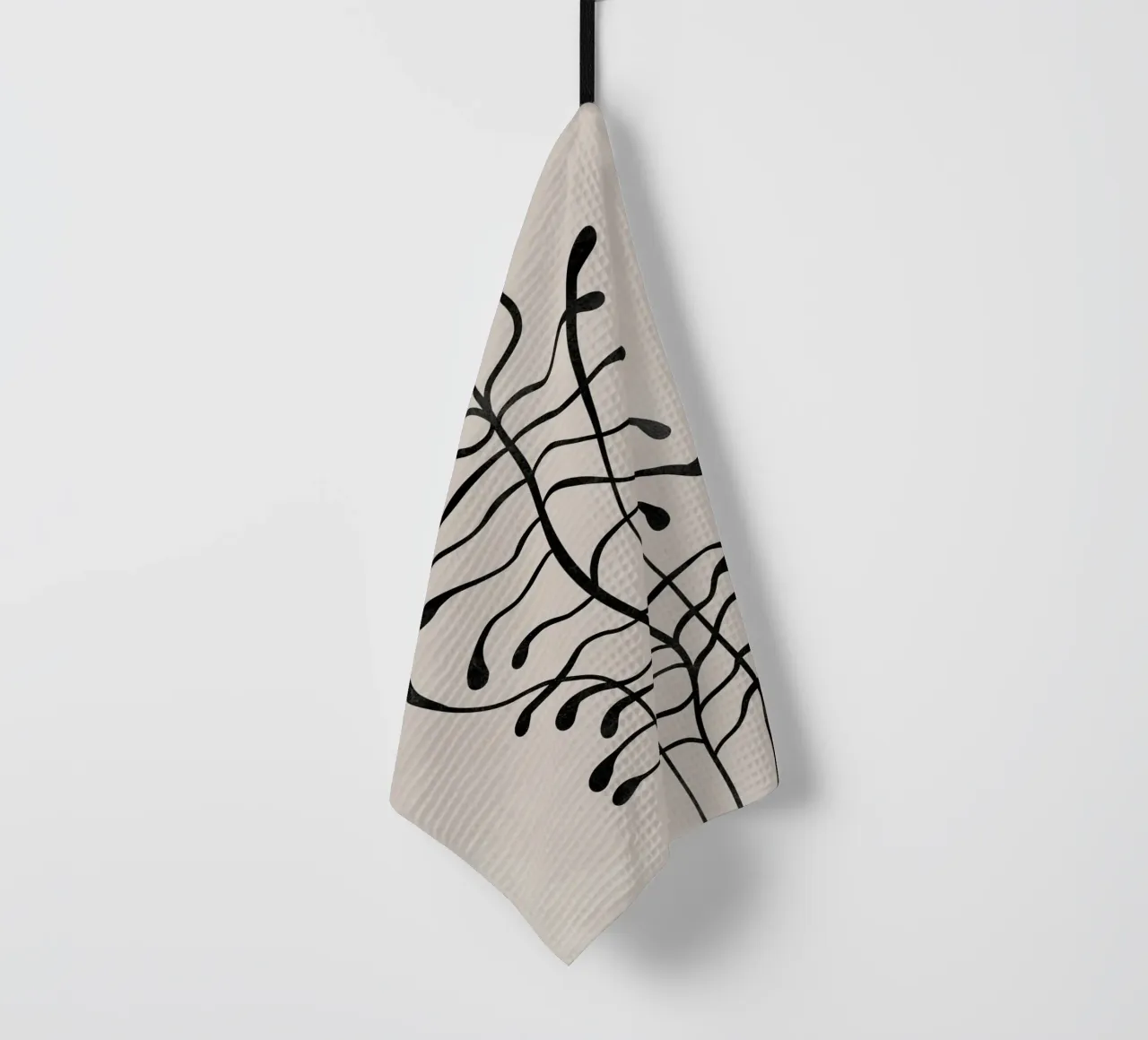 Abstrakter botanischer Druck, moderne Wandkunst Geschirrtuch von AbstractPrints
