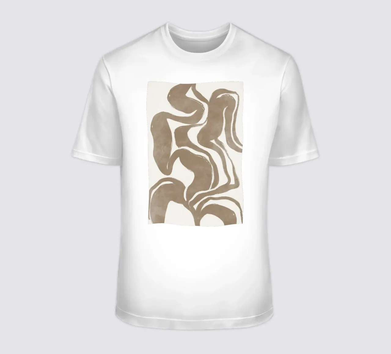 Abstract Print, Modern Neutral Wall Art t-shirt by AbstractPrints