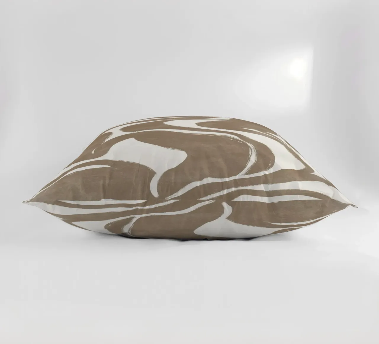 Abstract Print, Modern Neutral Wall Art decorative cushion by AbstractPrints