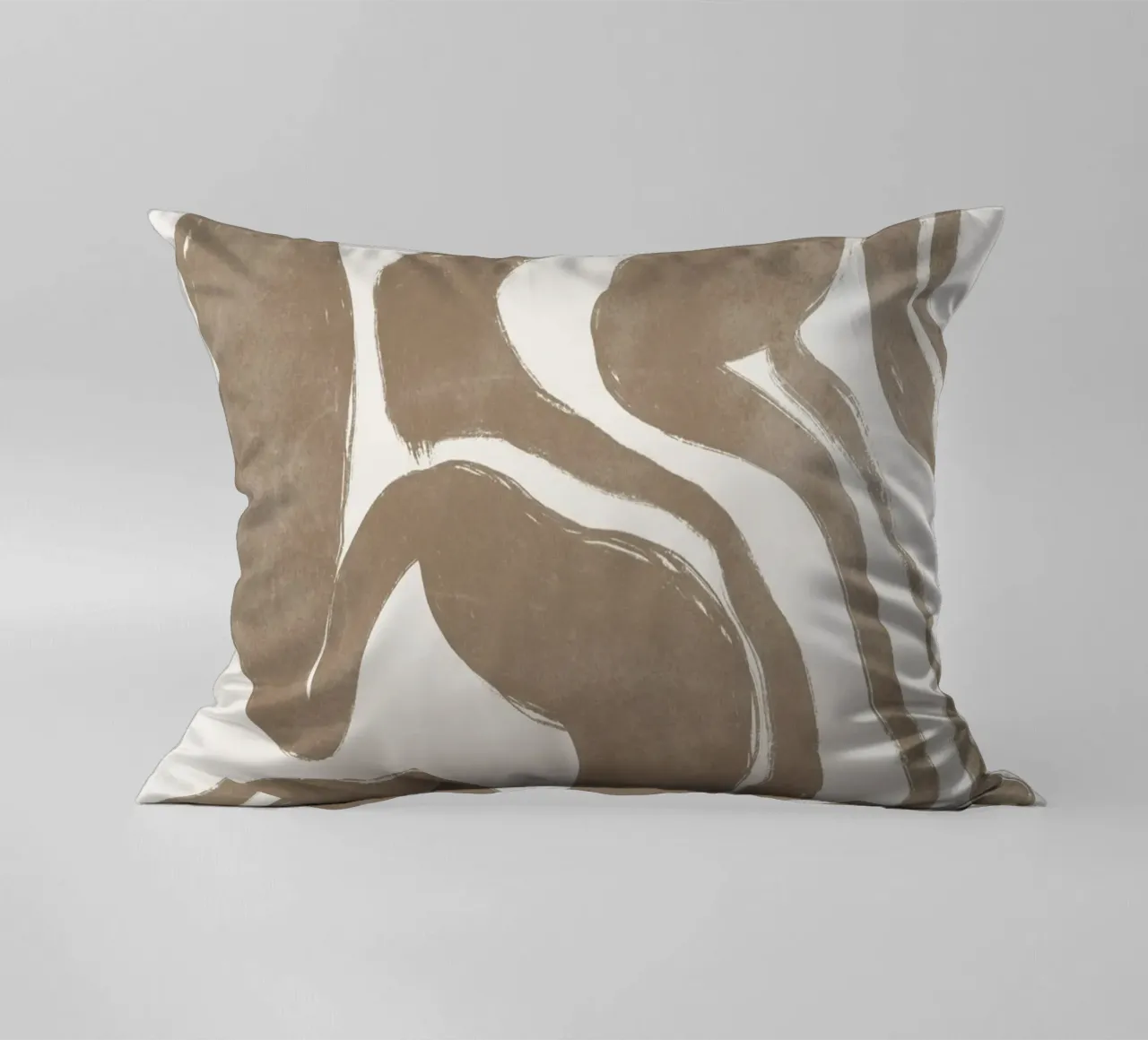 Abstract Print, Modern Neutral Wall Art decorative cushion by AbstractPrints