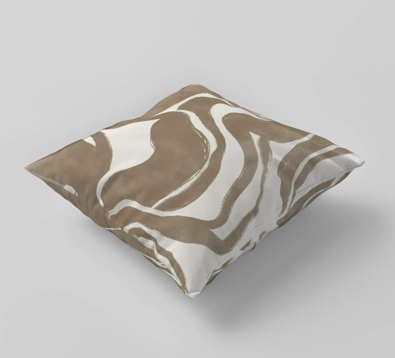 Abstract Print, Modern Neutral Wall Art decorative cushion by AbstractPrints