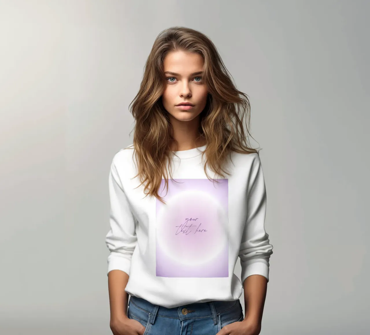 Customizable Aura, Personalized Print, Custom Art, Energy sweatshirt by Dreamscape