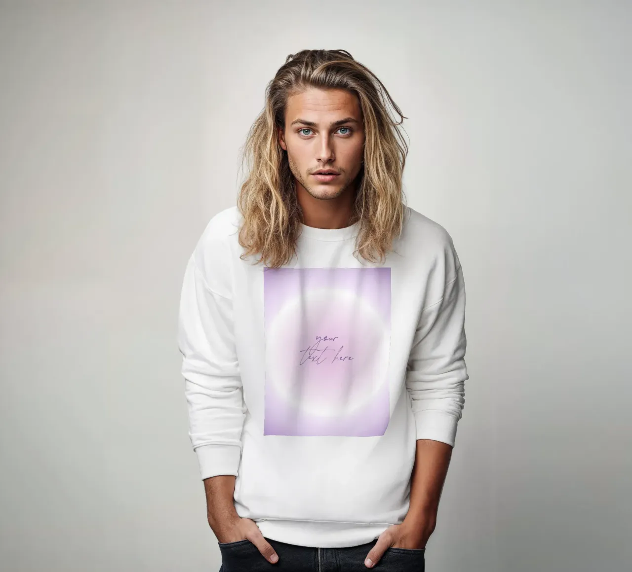 Customizable Aura, Personalized Print, Custom Art, Energy sweatshirt by Dreamscape