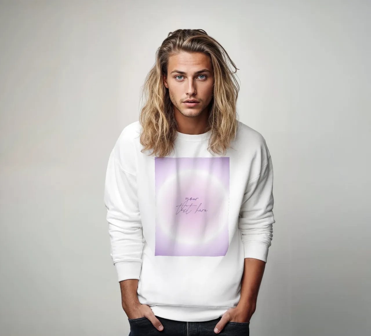 Customizable Aura, Personalized Print, Custom Art, Energy sweatshirt by Dreamscape