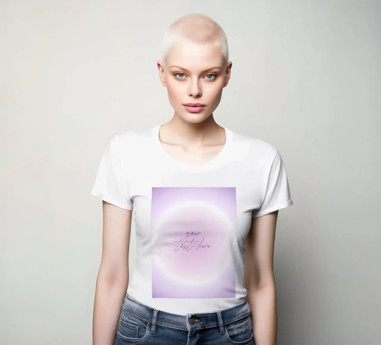 Customizable Aura, Personalized Print, Custom Art, Energy women's fitted t-shirt by Dreamscape