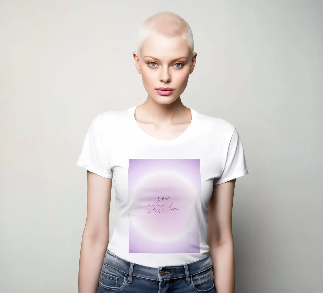 Customizable Aura, Personalized Print, Custom Art, Energy women's fitted t-shirt by Dreamscape