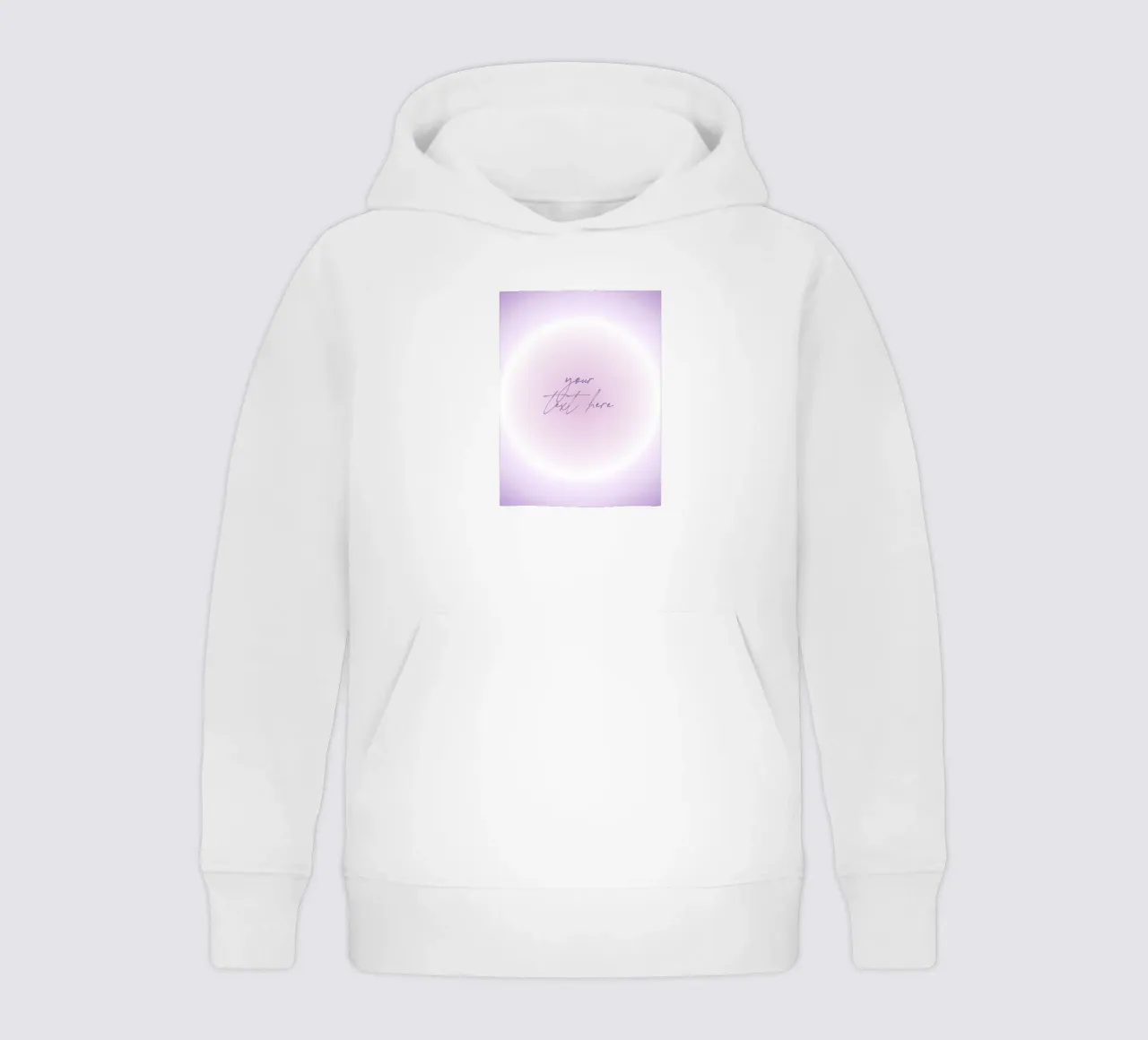Customizable Aura, Personalized Print, Custom Art, Energy kids hoodie by Dreamscape