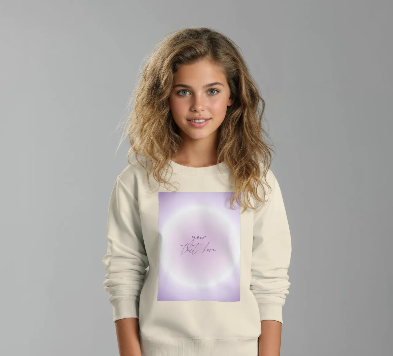 Customizable Aura, Personalized Print, Custom Art, Energy kids sweatshirt by Dreamscape