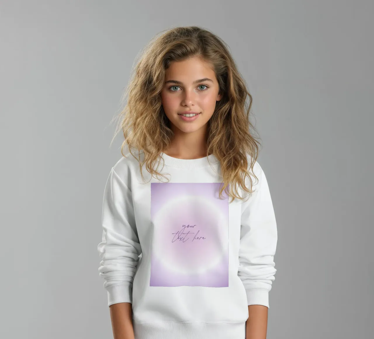 Customizable Aura, Personalized Print, Custom Art, Energy kids sweatshirt by Dreamscape