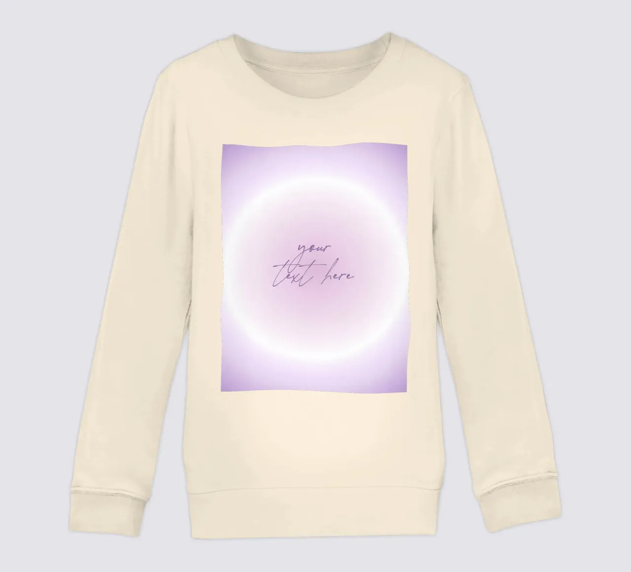 Customizable Aura, Personalized Print, Custom Art, Energy kids sweatshirt by Dreamscape