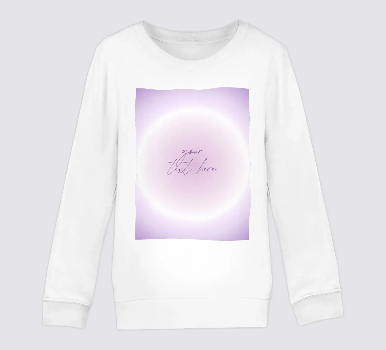 Customizable Aura, Personalized Print, Custom Art, Energy kids sweatshirt by Dreamscape