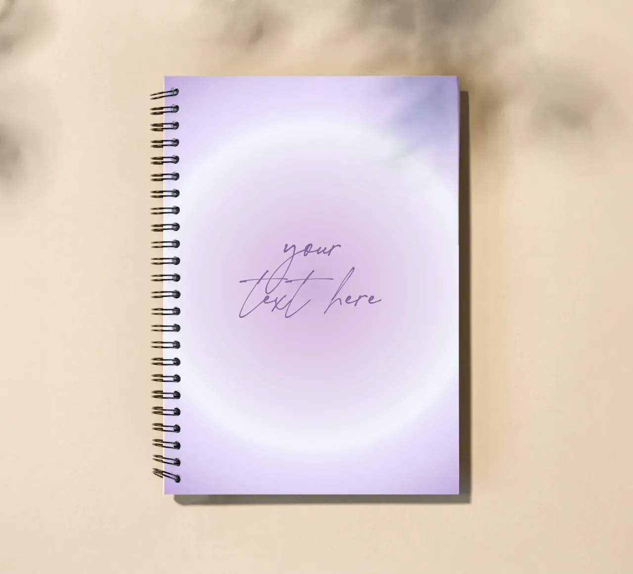 Customizable Aura, Personalized Print, Custom Art, Energy spiral notebook by Dreamscape