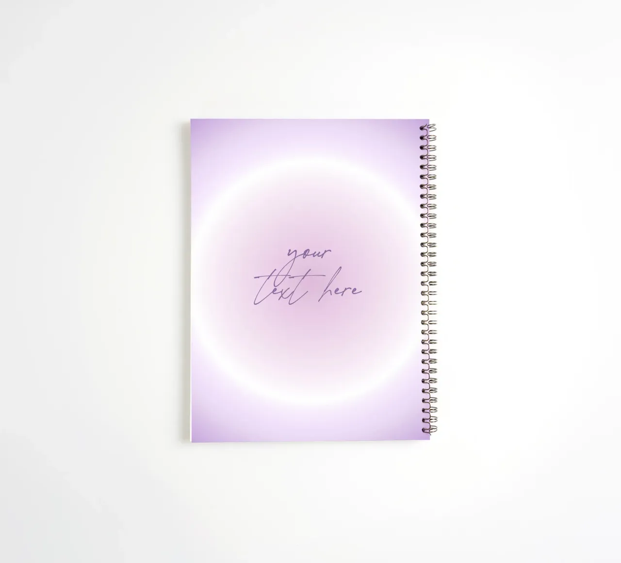 Customizable Aura, Personalized Print, Custom Art, Energy spiral notebook by Dreamscape