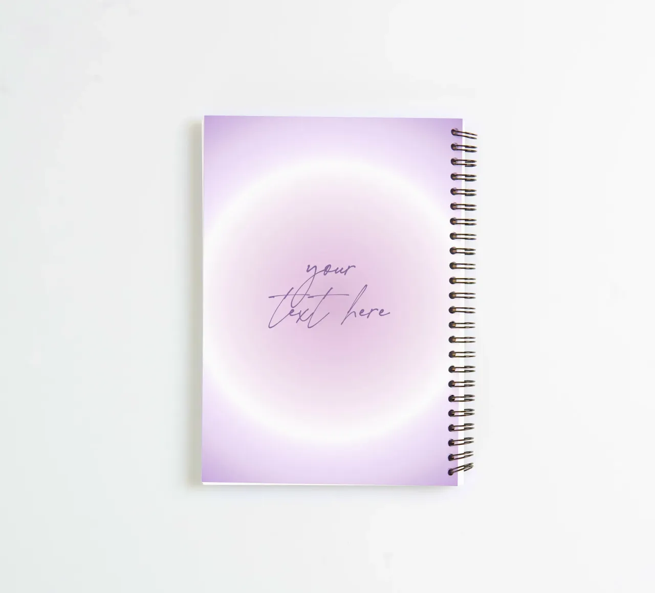 Customizable Aura, Personalized Print, Custom Art, Energy spiral notebook by Dreamscape