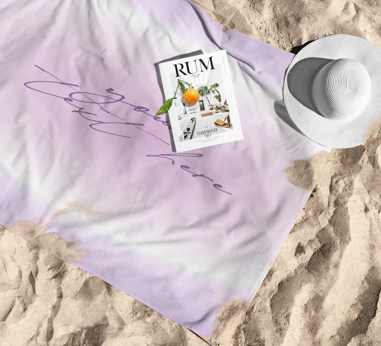 Customizable Aura, Personalized Print, Custom Art, Energy beach towel by Dreamscape