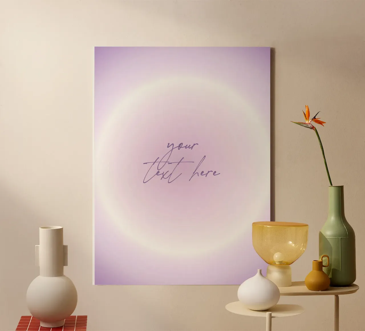 Customizable Aura, Personalized Print, Custom Art, Energy canvas with Floater frame by Dreamscape